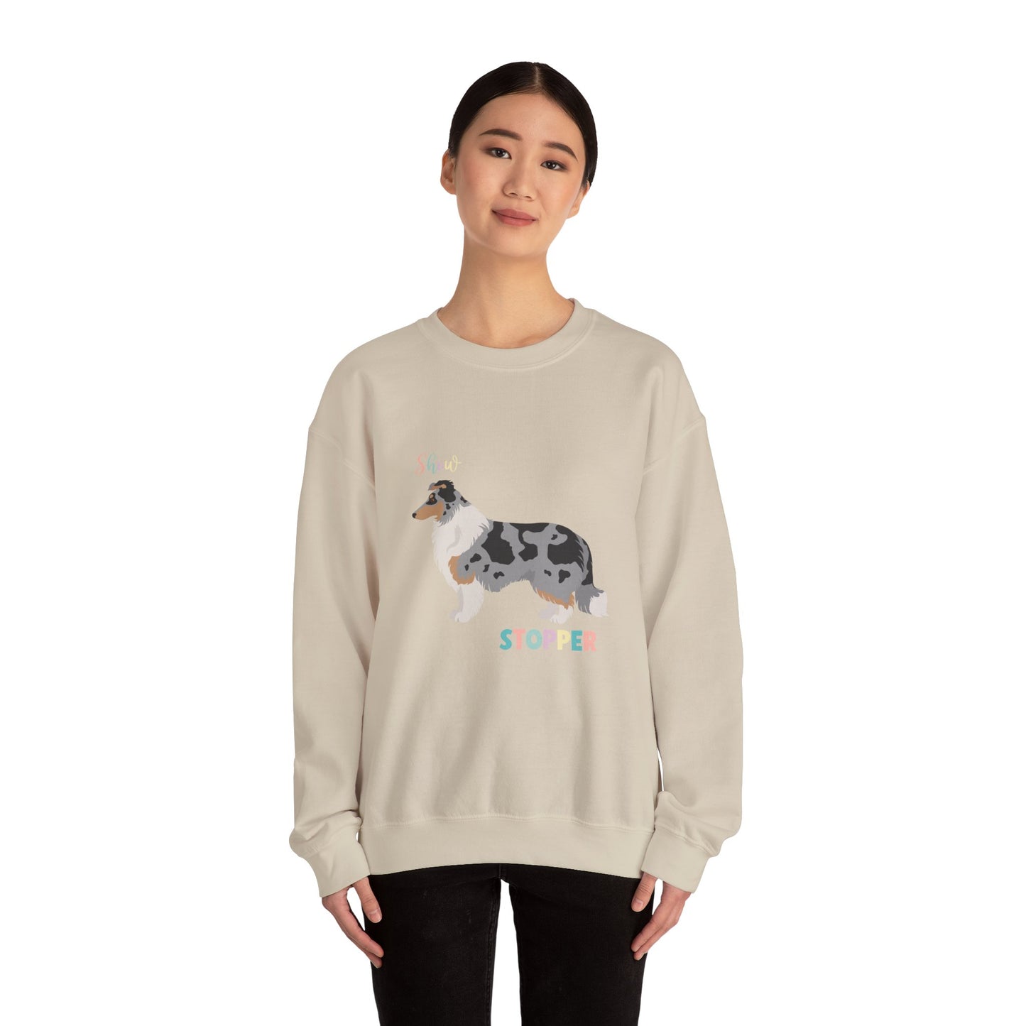Collie Dog Unisex Heavy Blend Crewneck Sweatshirt