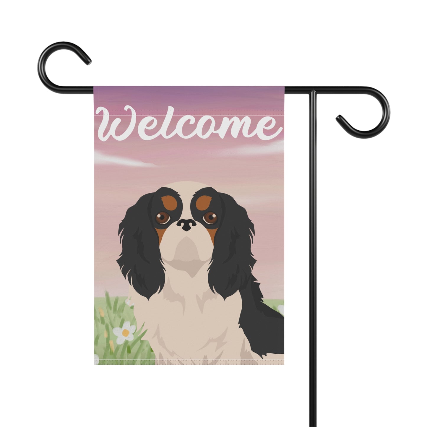 English Toy Dog Welcome Garden Flag
