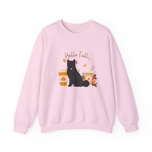 Canadian Inuit Dog Fall Halloween Unisex Heavy Blend Crewneck Sweatshirt