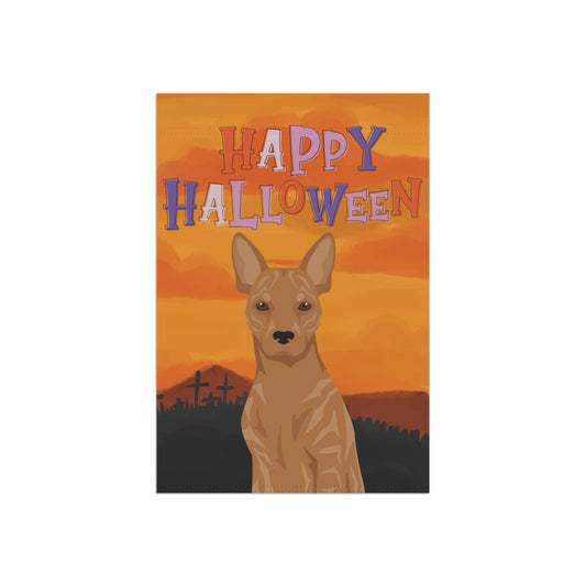 Telomian Dog Halloween Garden Flag
