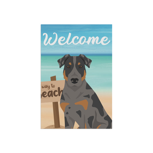 Beauceron Dog Garden Flag