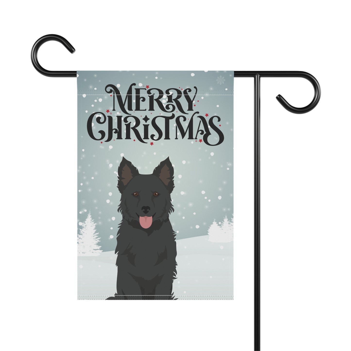 Mudi Dog Garden Flag