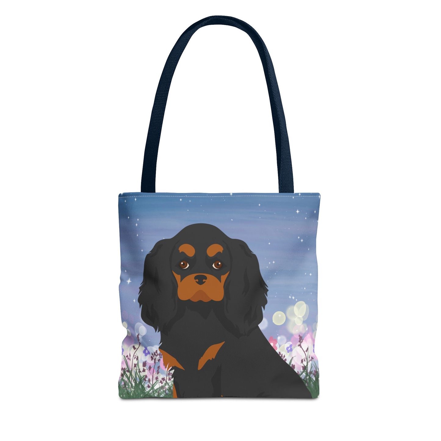 Cavalier King Charles Spaniel Dog Tote Bag 13x13