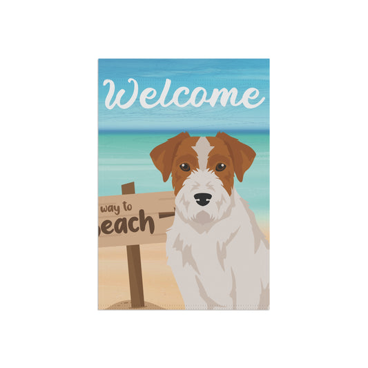 Jack Russell Terrier Dog Garden Flag