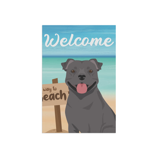 Staffordshire Bull Terrier Dog Garden Flag