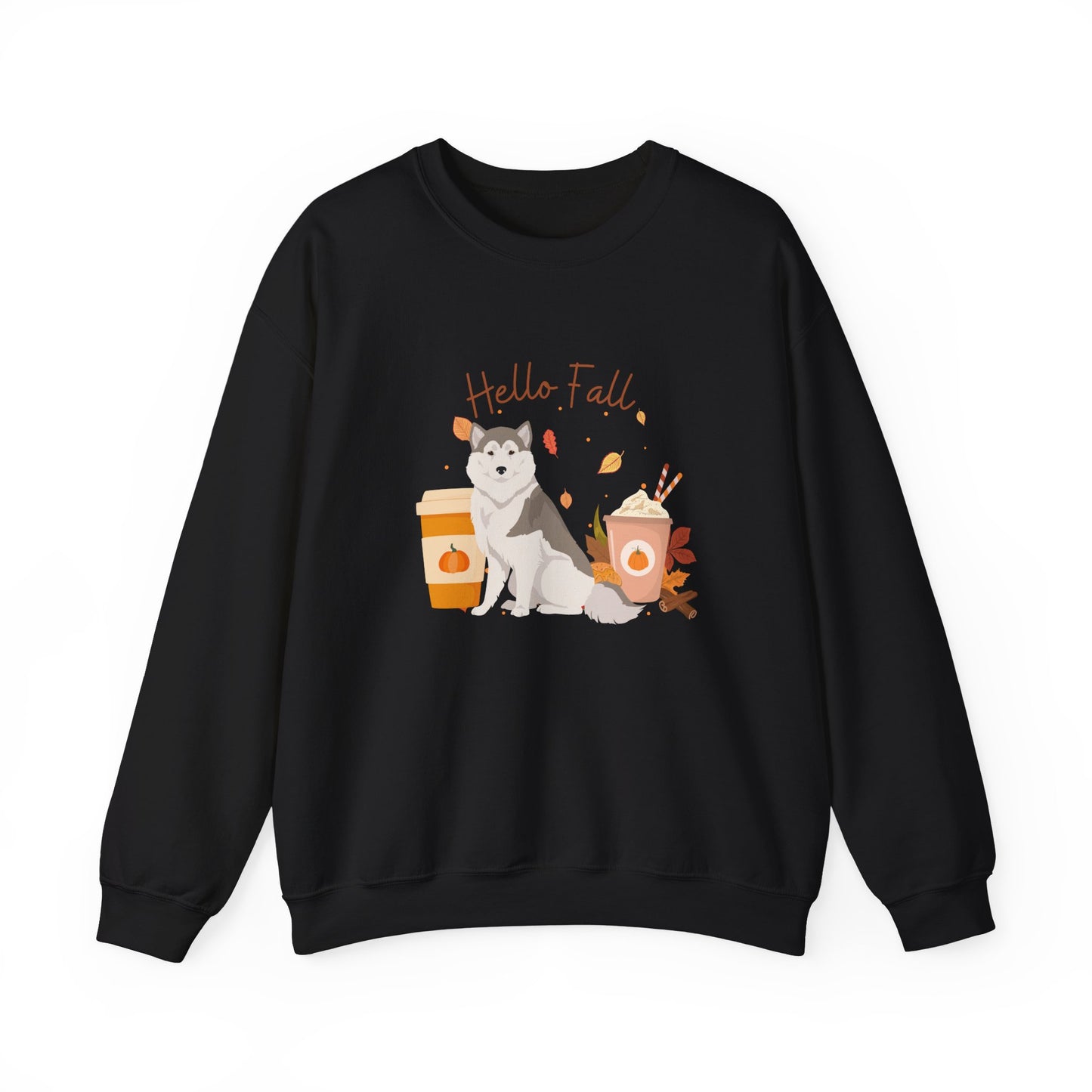 Greenland Dog Fall Halloween Unisex Heavy Blend Crewneck Sweatshirt