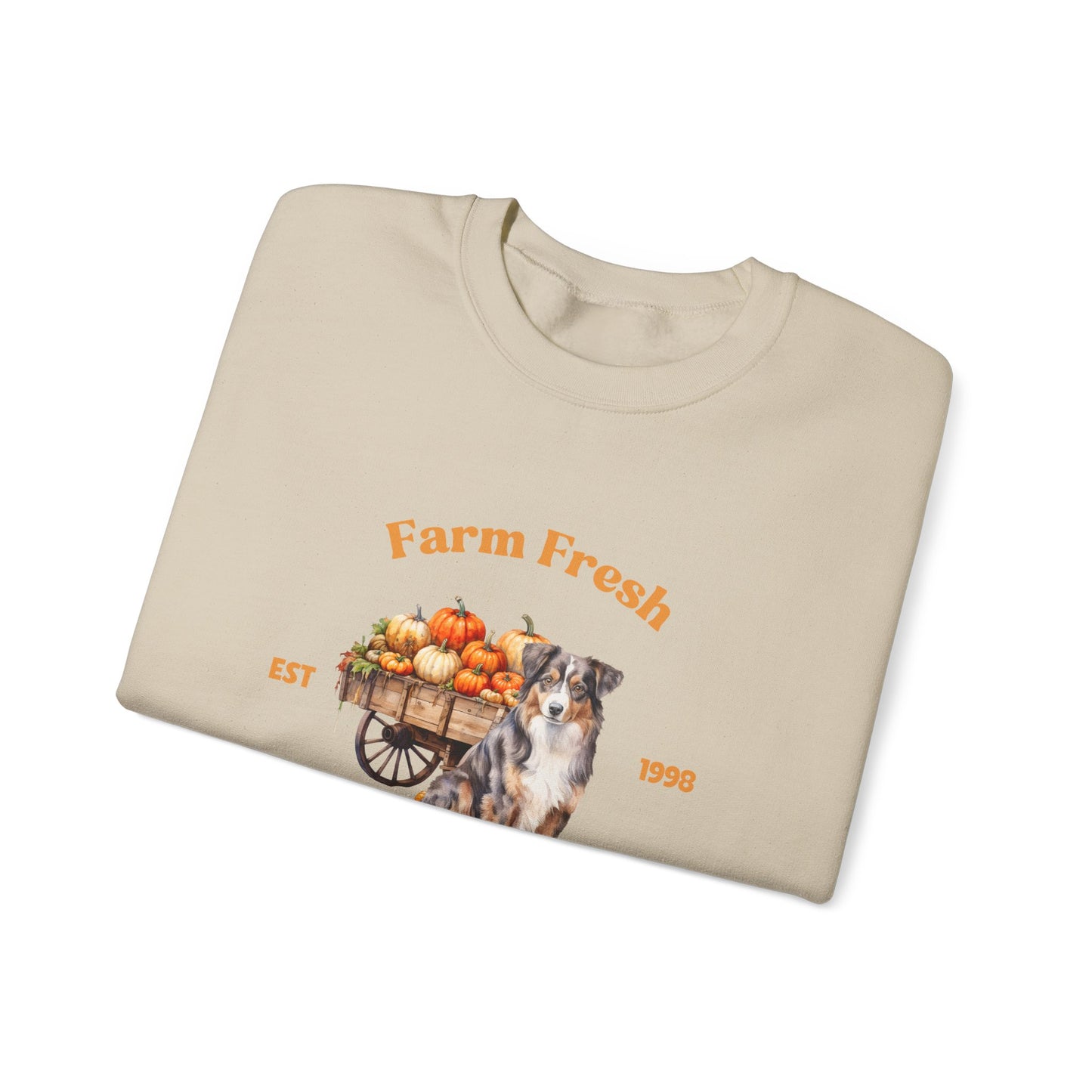 Australian Shepherd Dog Fall Unisex Heavy Blend Crewneck Sweatshirt