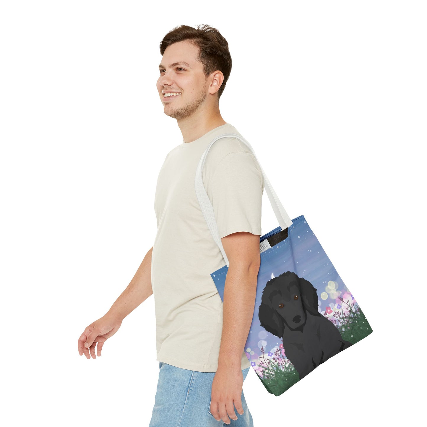 Poodle Dog Tote Bag 16x16
