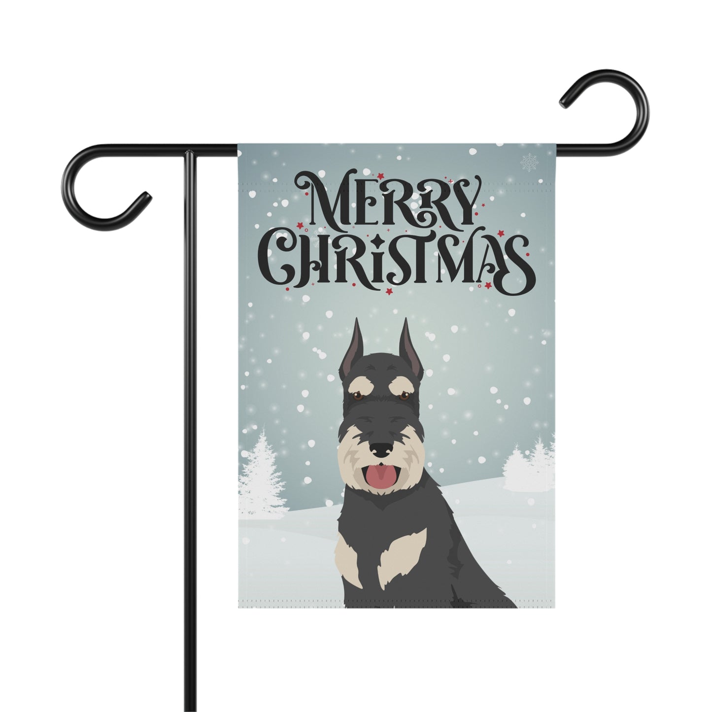 Schnauzer Dog Garden Flag