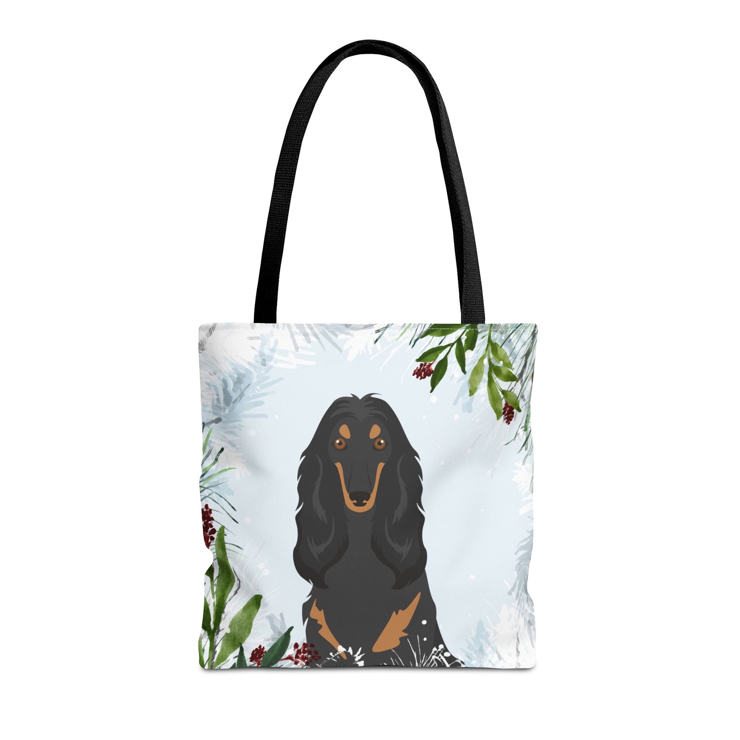 Afghan Hound Dog Christmas Holiday Tote Bag 16x16
