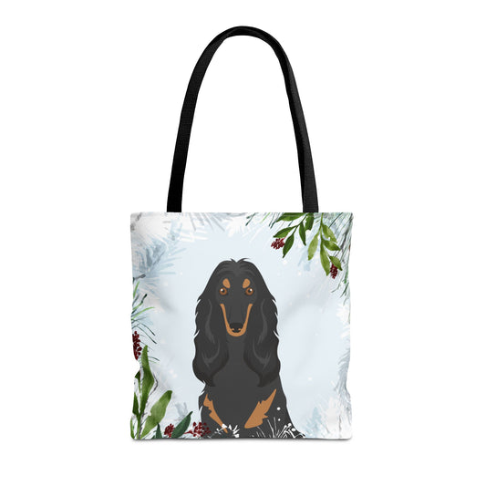 Afghan Hound Dog Christmas Holiday Tote Bag 16x16