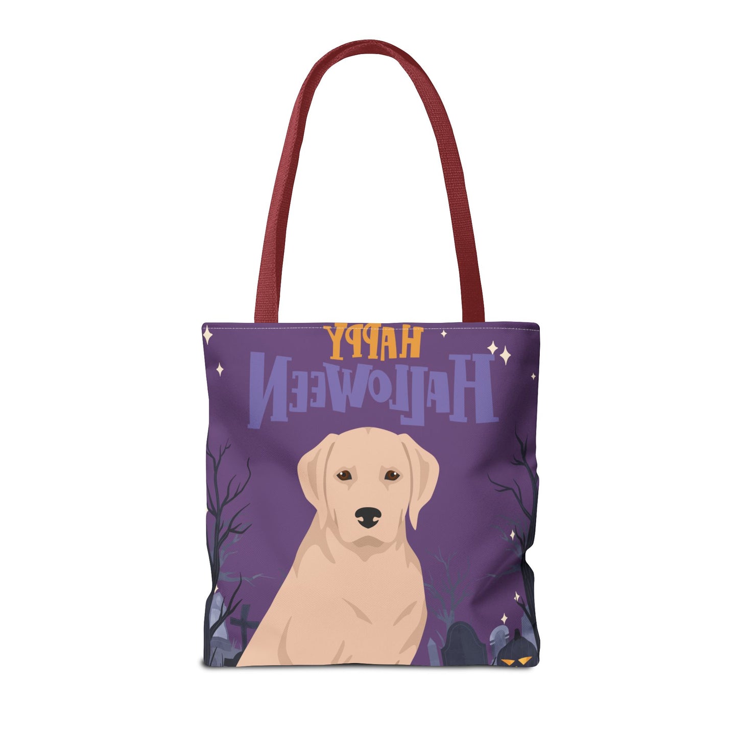 Labrador Retriever Dog Happy Halloween Tote Bag 16x16