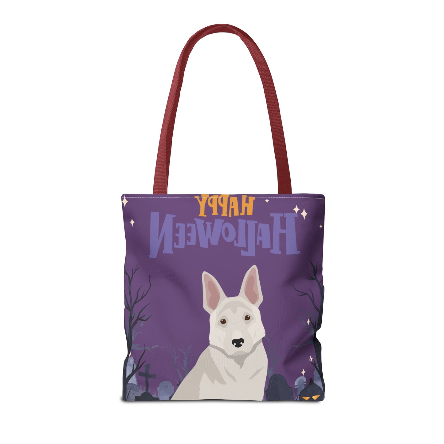 German Shepherd Dog Happy Halloween Tote Bag 16x16