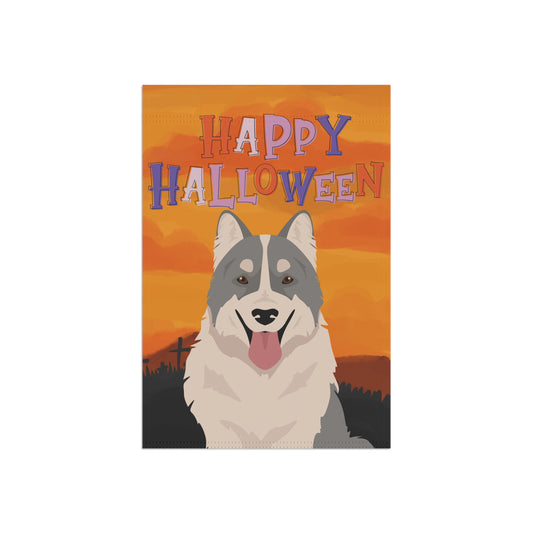Thai Bangkaew Dog Dog Halloween Garden Flag
