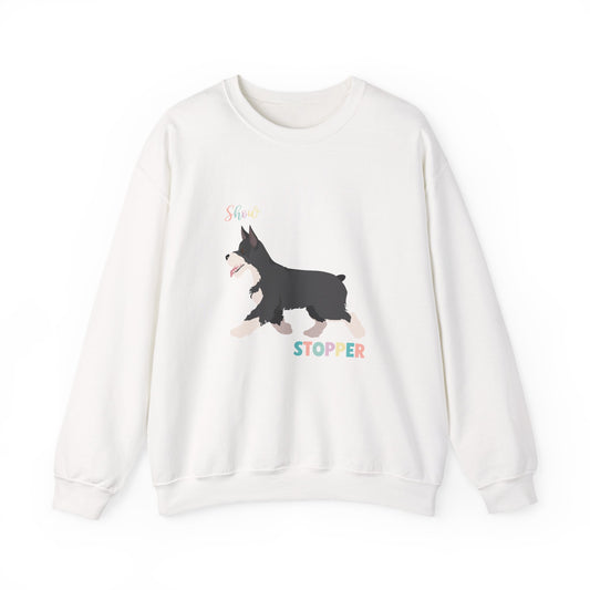 Schnauzer Dog Unisex Heavy Blend Crewneck Sweatshirt