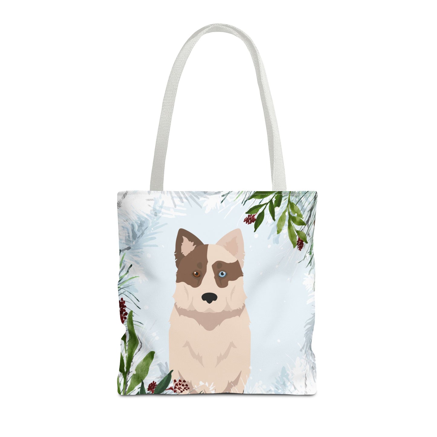 Yakutian Laika Dog Christmas Holiday Tote Bag 16x16