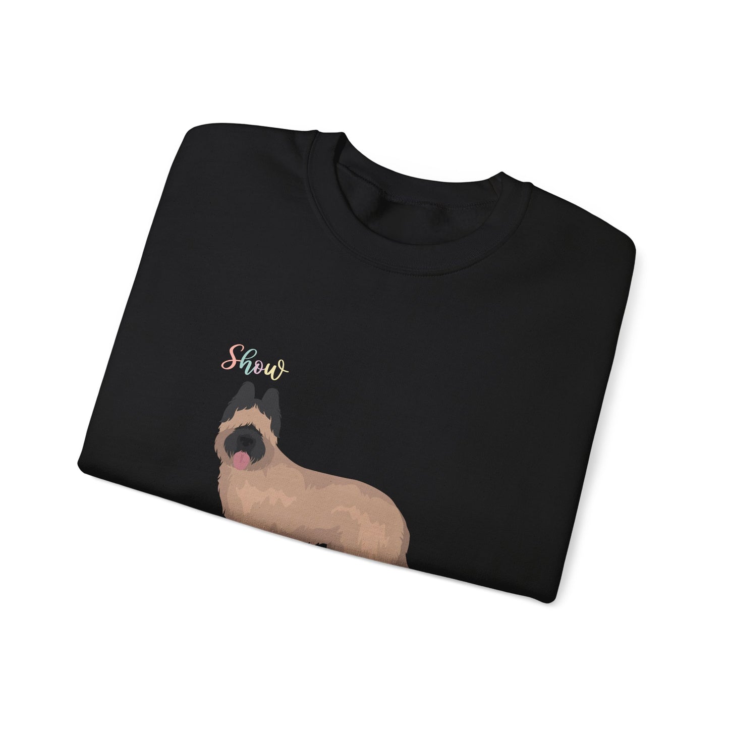 Briard Dog Unisex Heavy Blend Crewneck Sweatshirt