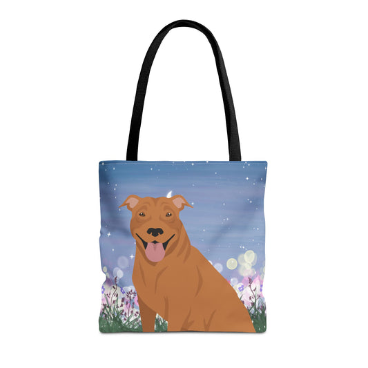 Pit Bull Dog Tote Bag 16x16