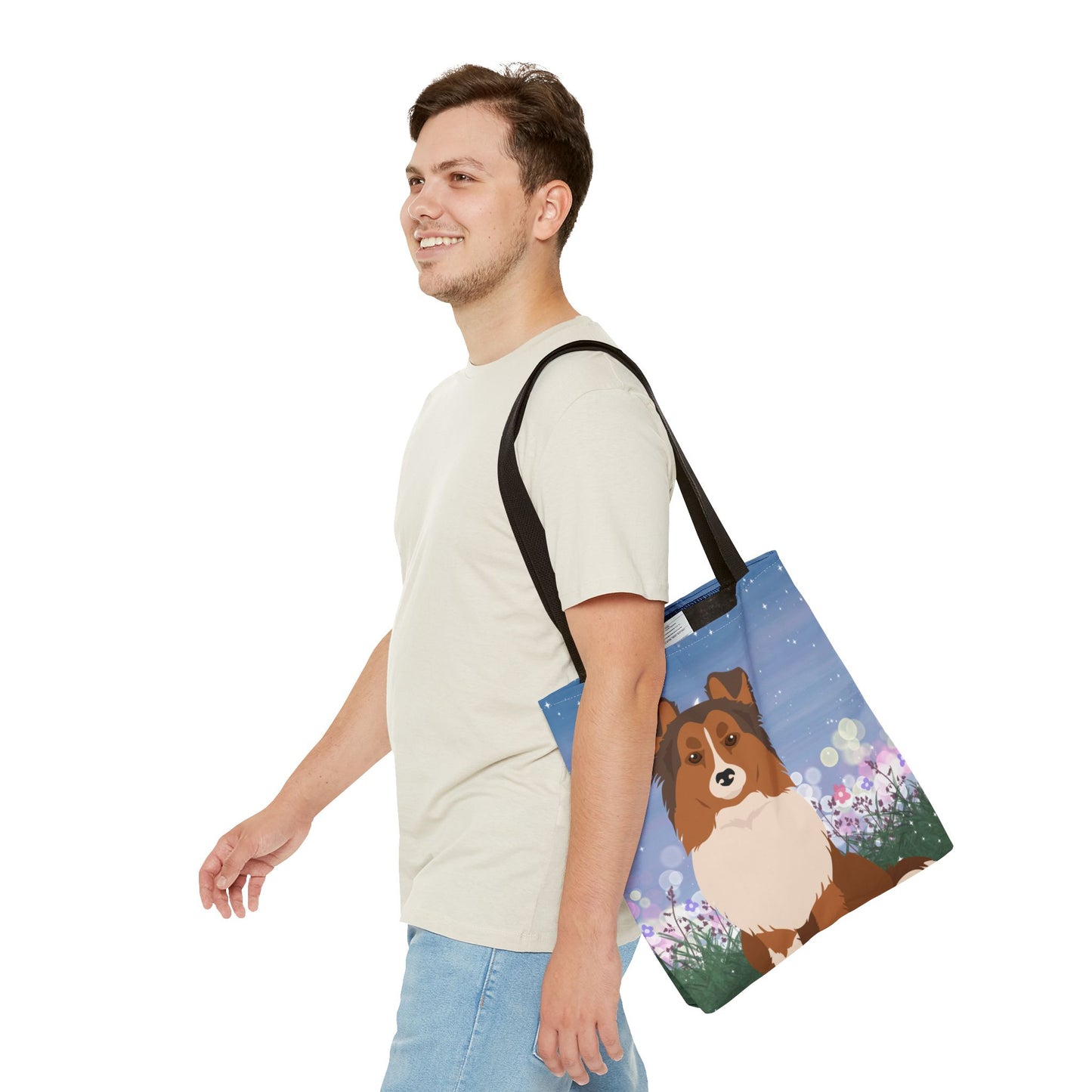 Shetland Sheepdog Dog Tote Bag 16x16