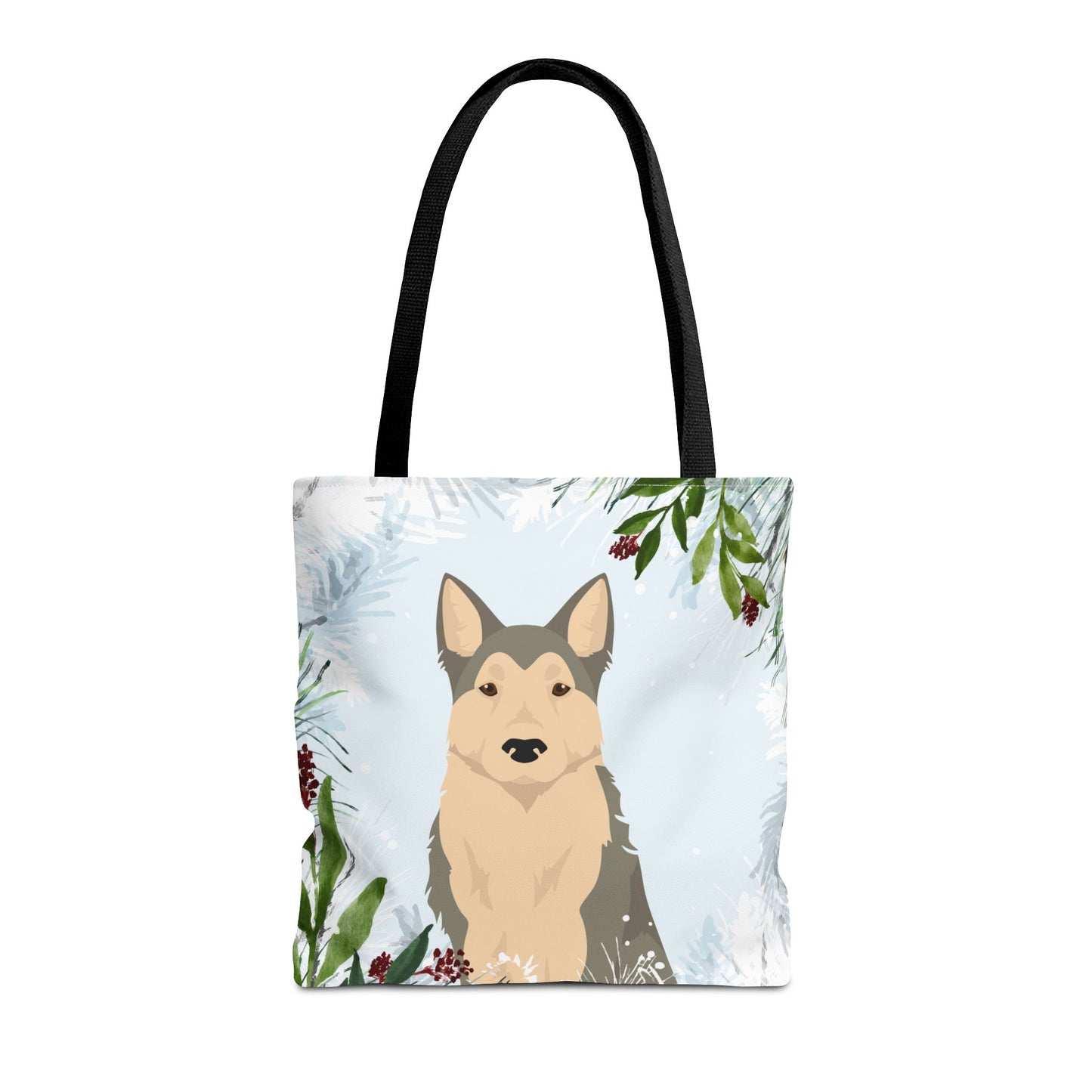 West Siberian Laika Dog Christmas Holiday Tote Bag 16x16