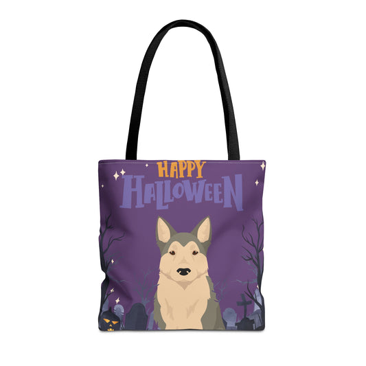 West Siberian Laika Dog Happy Halloween Tote Bag 16x16