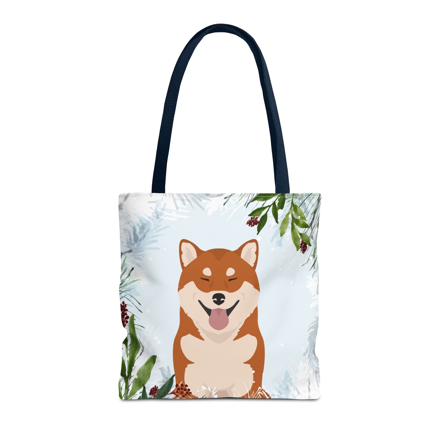 Shiba Inu Dog Christmas Holiday Tote Bag 16x16