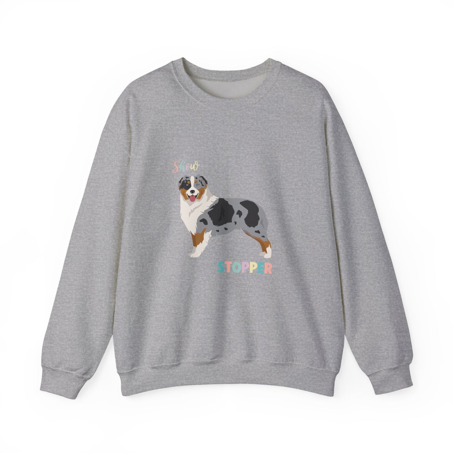 Australian Shepherd Dog Unisex Heavy Blend Crewneck Sweatshirt