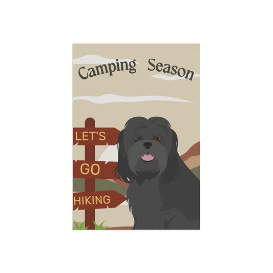 Lhasa Apso Dog Camping Garden Flag