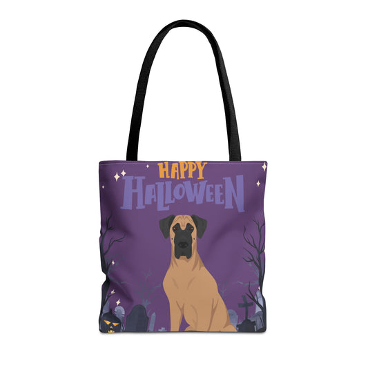 Great Dane Dog Happy Halloween Tote Bag 16x16
