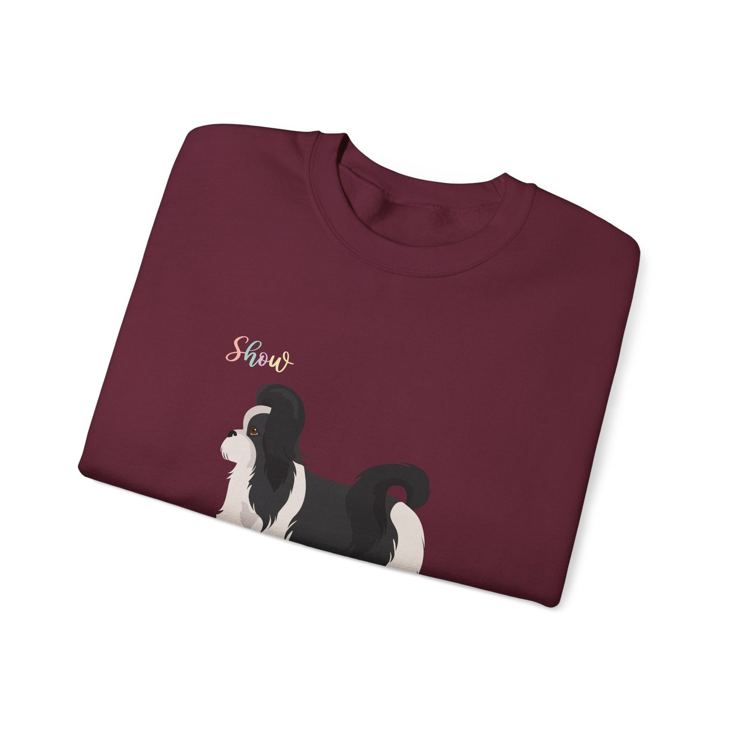 Shih Tzu Dog Unisex Heavy Blend Crewneck Sweatshirt