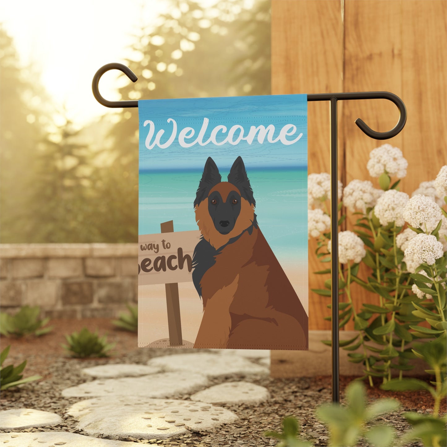 Belgian Tervuren Dog Garden Flag