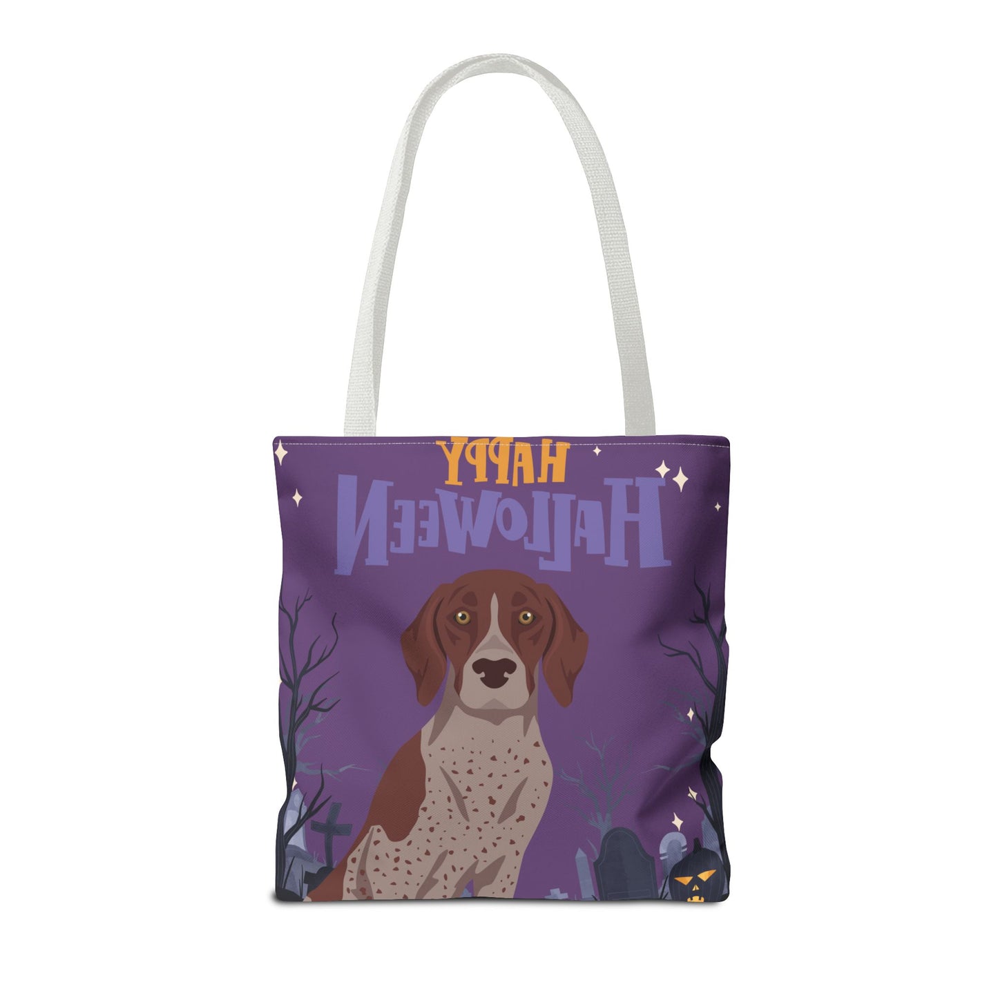 German Shorthaired Pointer Dog Happy Halloween Tote Bag 16x16