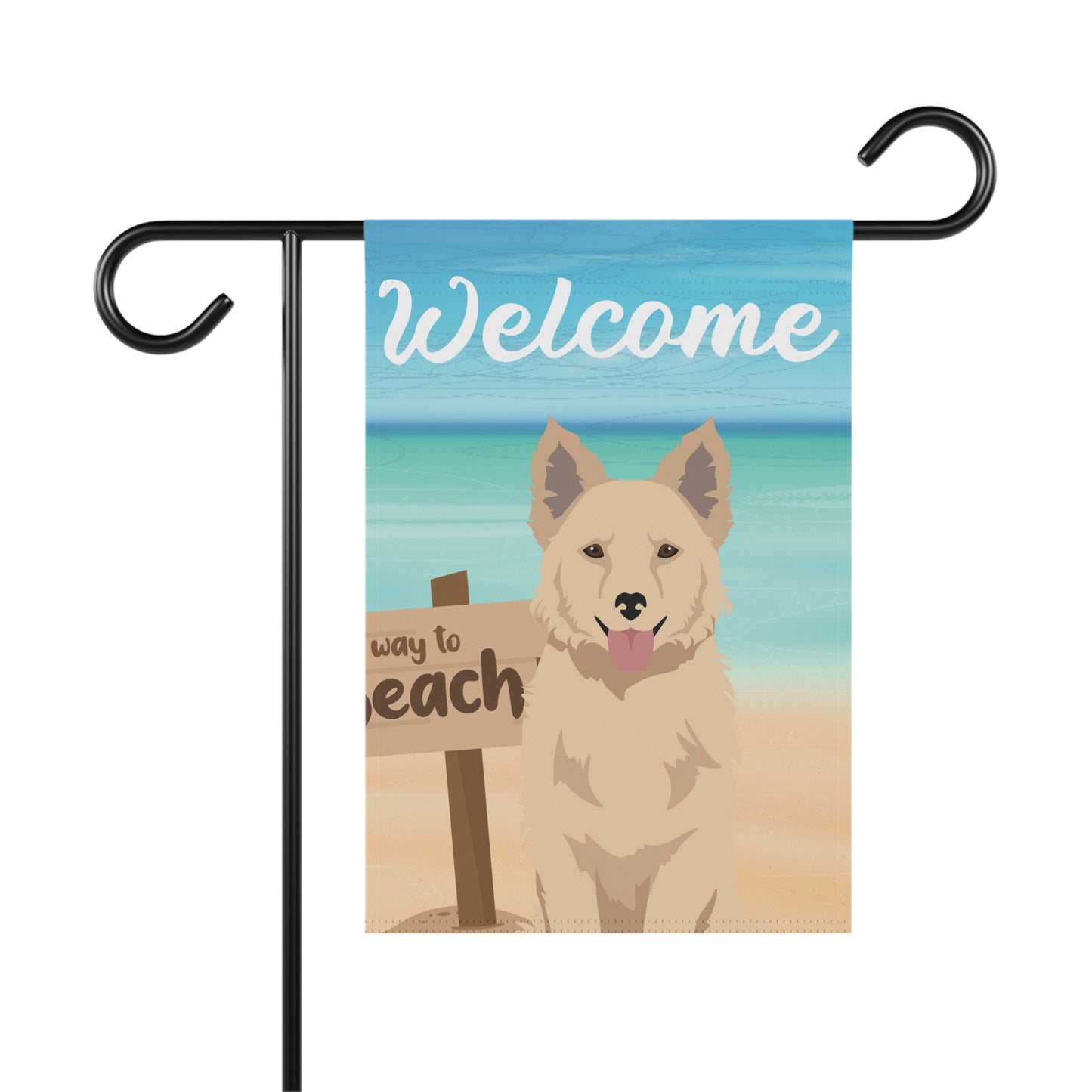 Mudi Dog Garden Flag