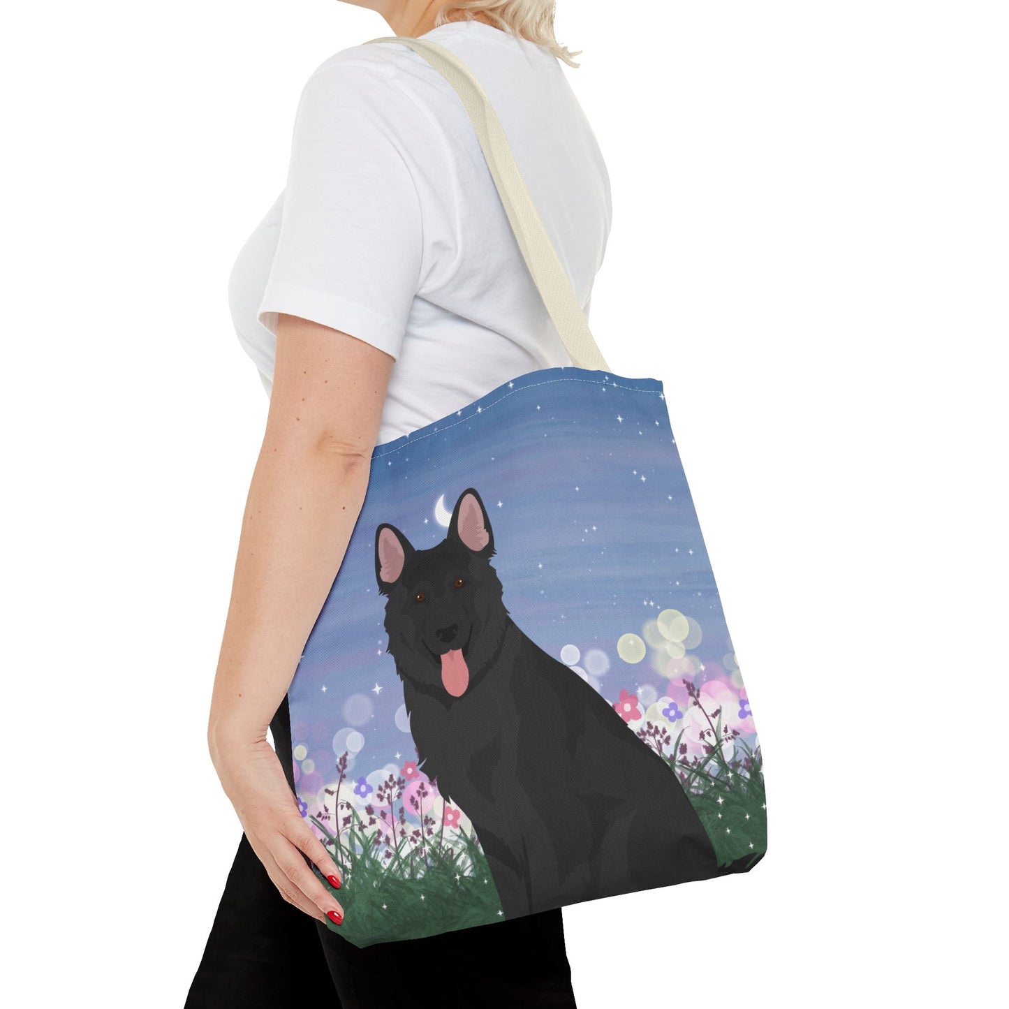 German Shepherd Dog Tote Bag 16x16