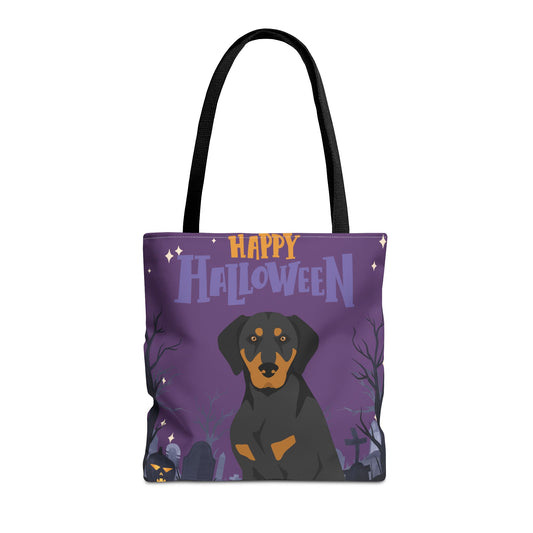 Transylvanian Hound Dog Happy Halloween Tote Bag 16x16