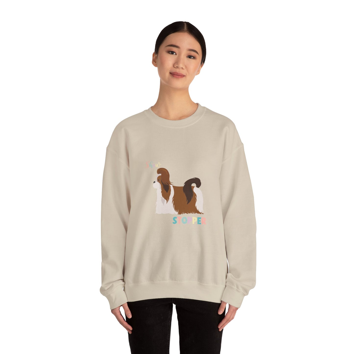 Shih Tzu Dog Unisex Heavy Blend Crewneck Sweatshirt