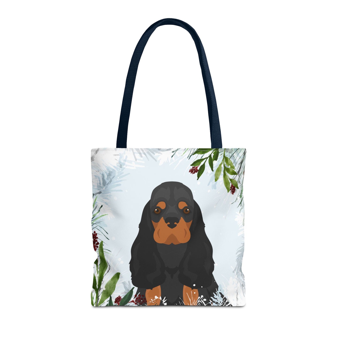 Cocker Spaniel Dog Christmas Holiday Tote Bag 16x16