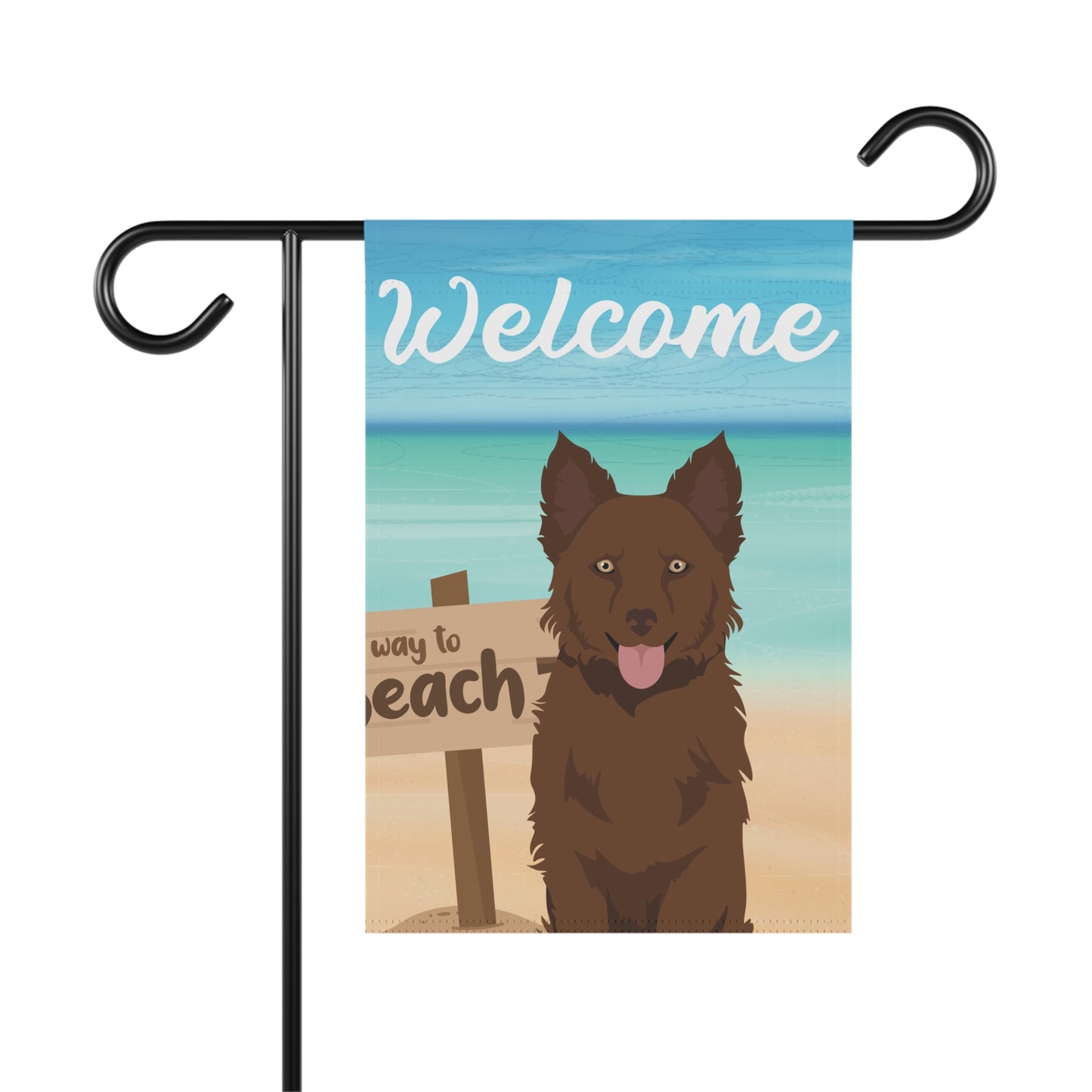 Mudi Dog Garden Flag