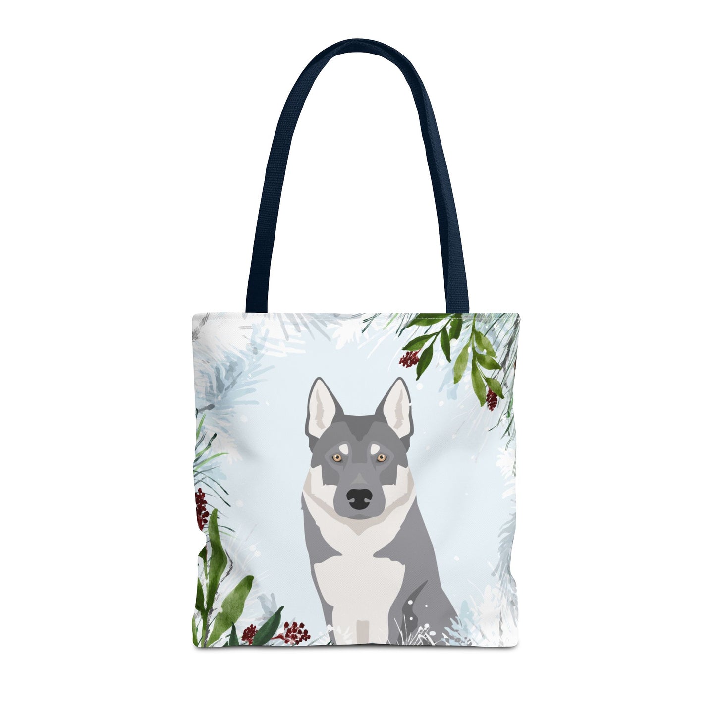 Czechoslovakian Wolfdog Dog Christmas Holiday Tote Bag 16x16