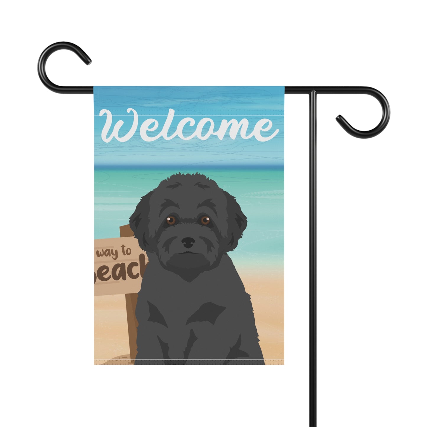 Toy Poodle Dog Garden Flag