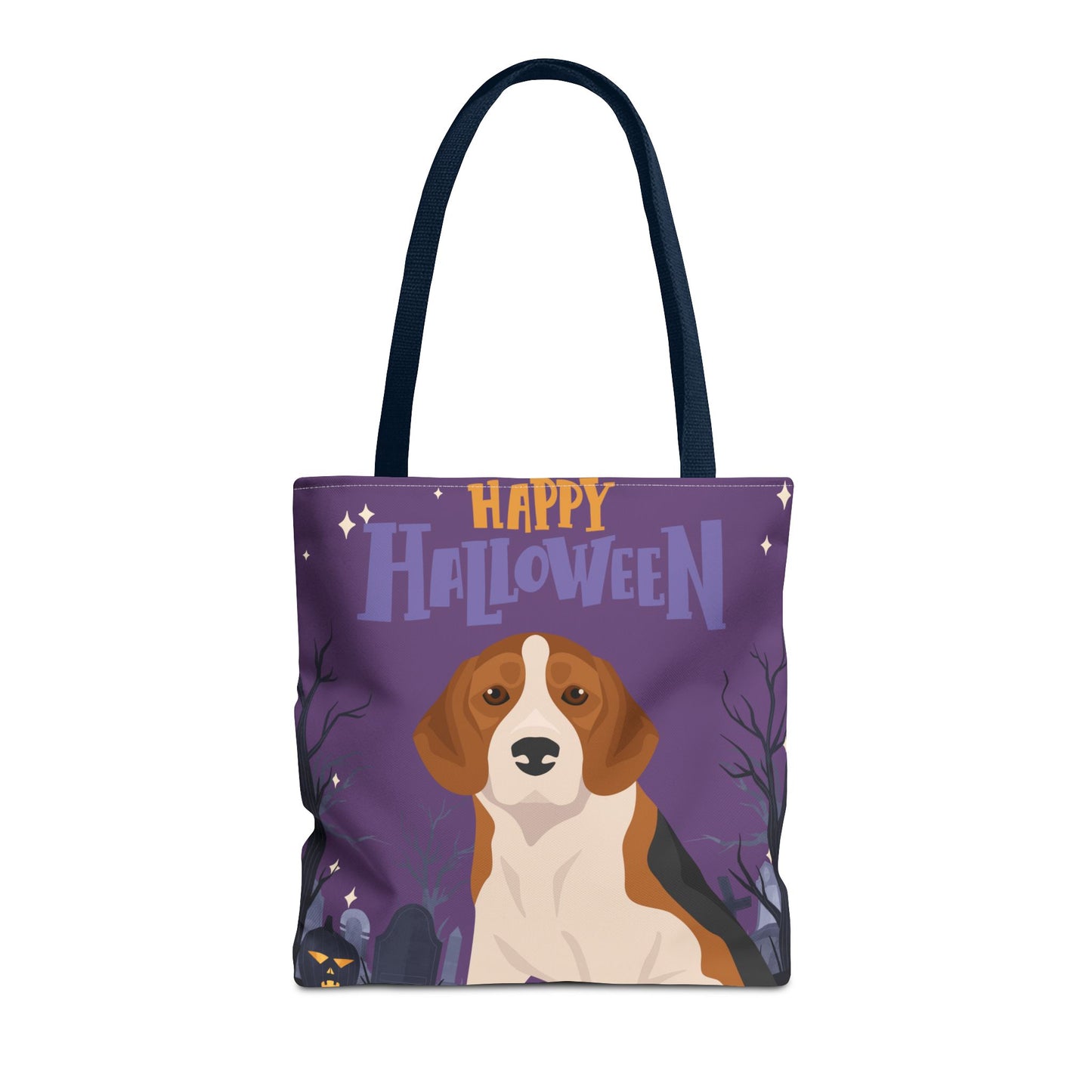Beagle Dog Happy Halloween Tote Bag 16x16