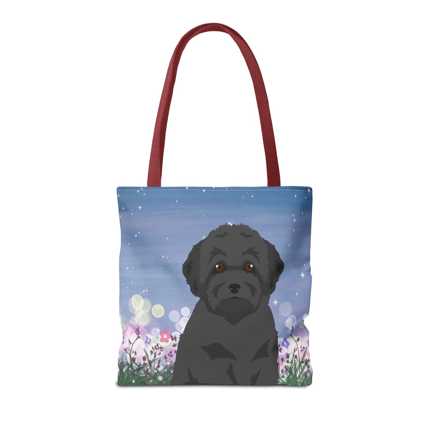 Toy Poodle Dog Tote Bag 16x16