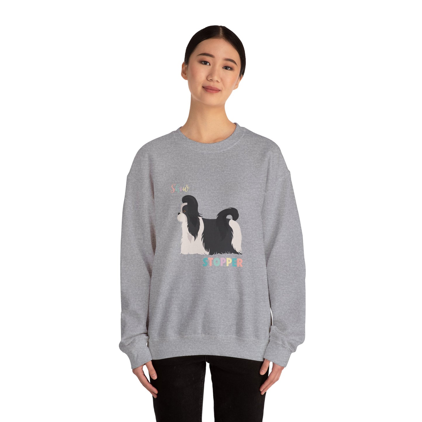 Shih Tzu Dog Unisex Heavy Blend Crewneck Sweatshirt