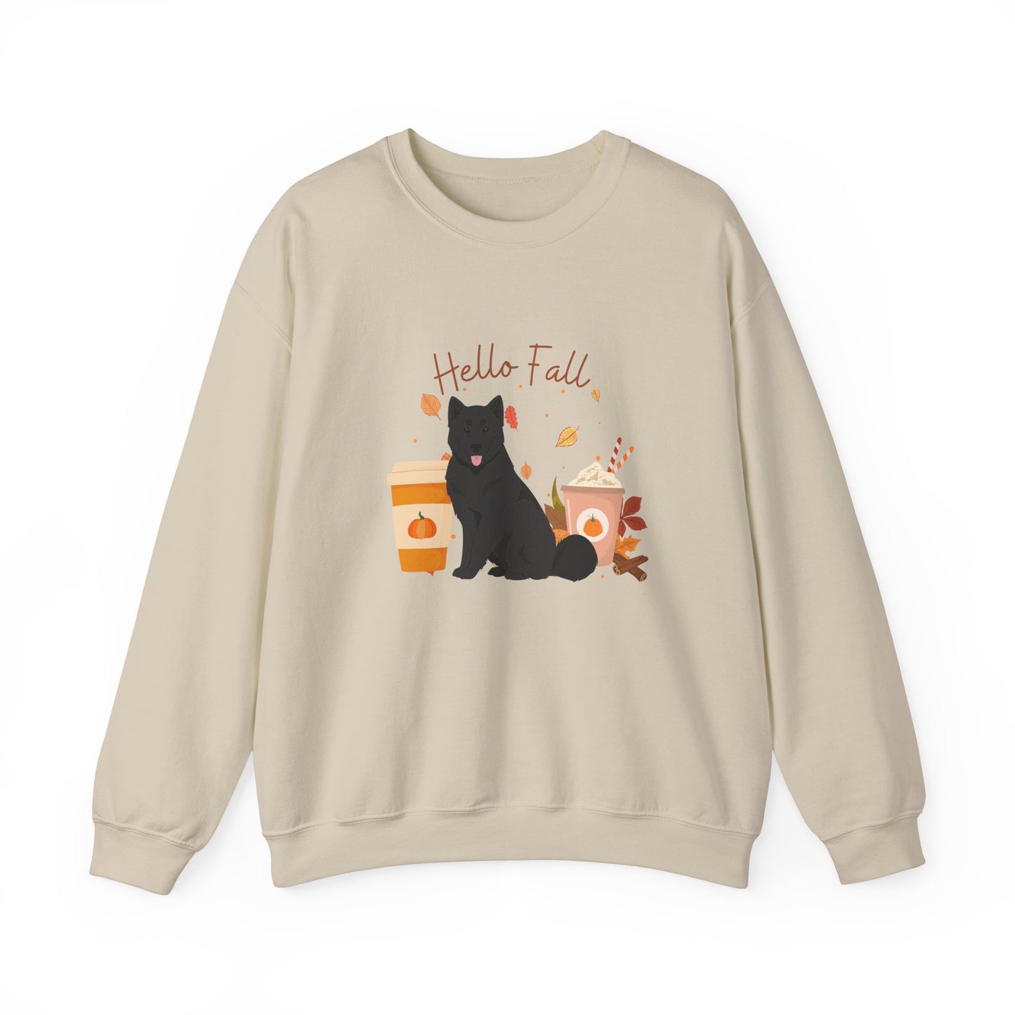 Canadian Inuit Dog Fall Halloween Unisex Heavy Blend Crewneck Sweatshirt