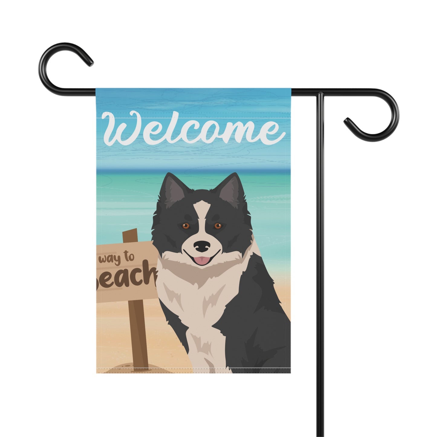 Nenets Herding Laika Dog Garden Flag