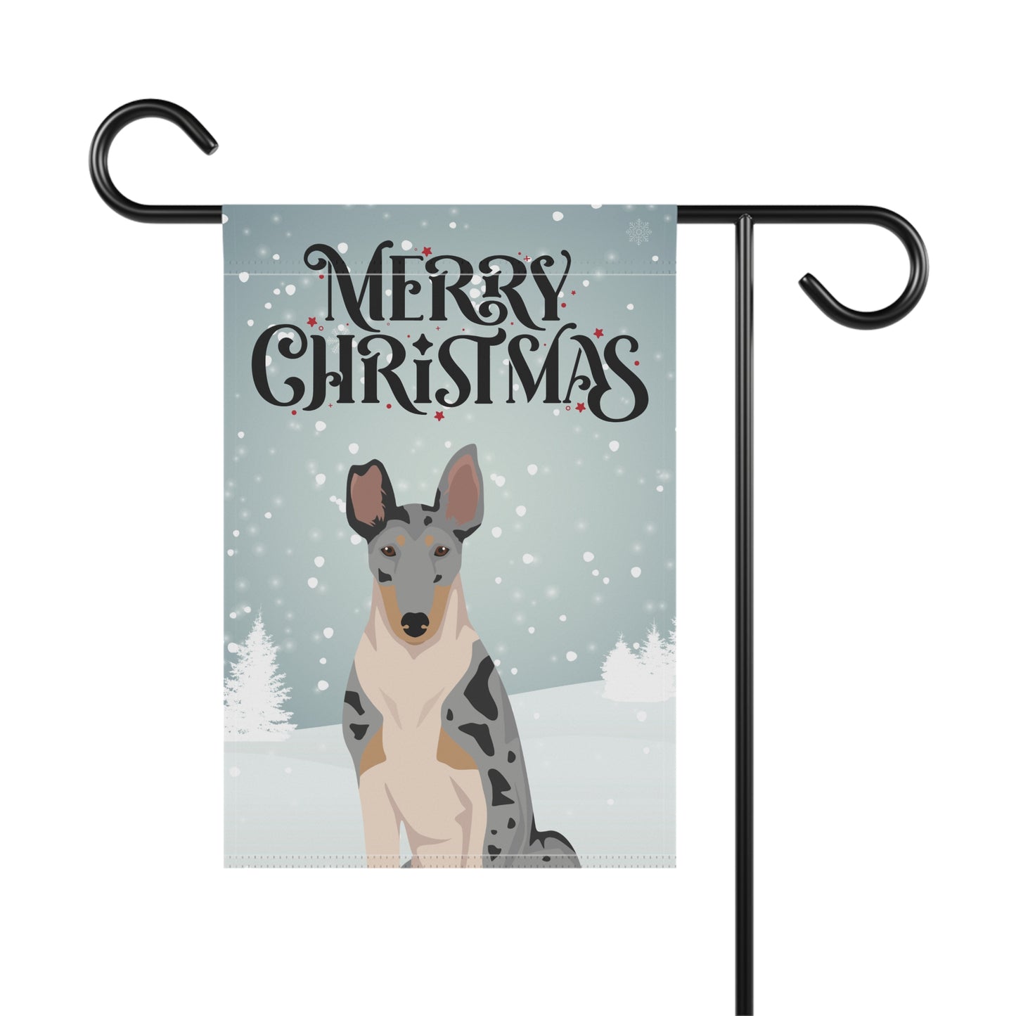 Smooth Collie Dog Garden Flag