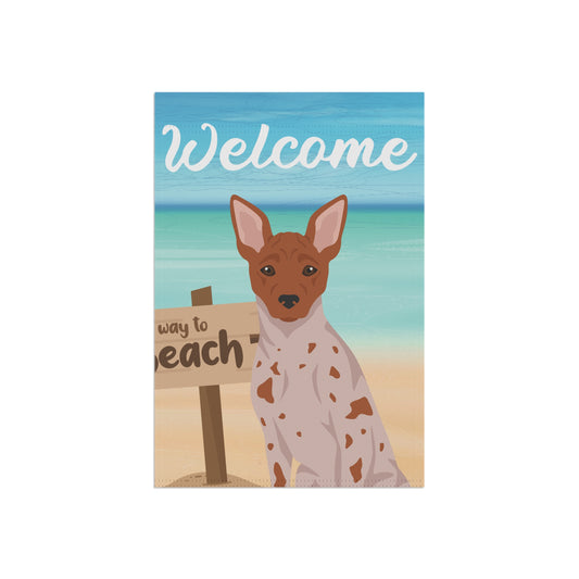 American Hairless Terrier Dog Garden Flag