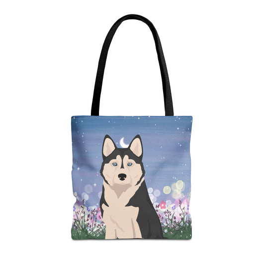 Alaskan Husky Dog Tote Bag 16x16