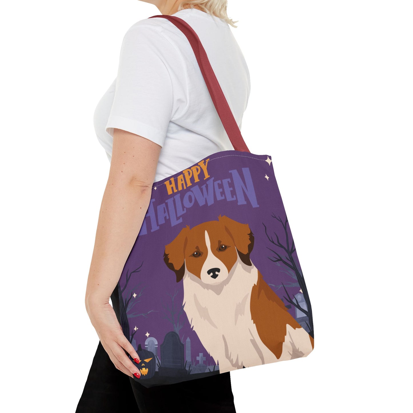 Kromfohrlander Dog Happy Halloween Tote Bag 16x16