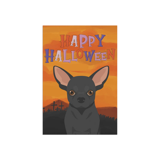 Chihuahua Dog Halloween Garden Flag